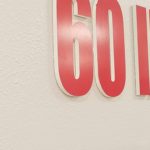 Custom routed interior signage for laundromat