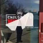 Printed vinyl window graphics